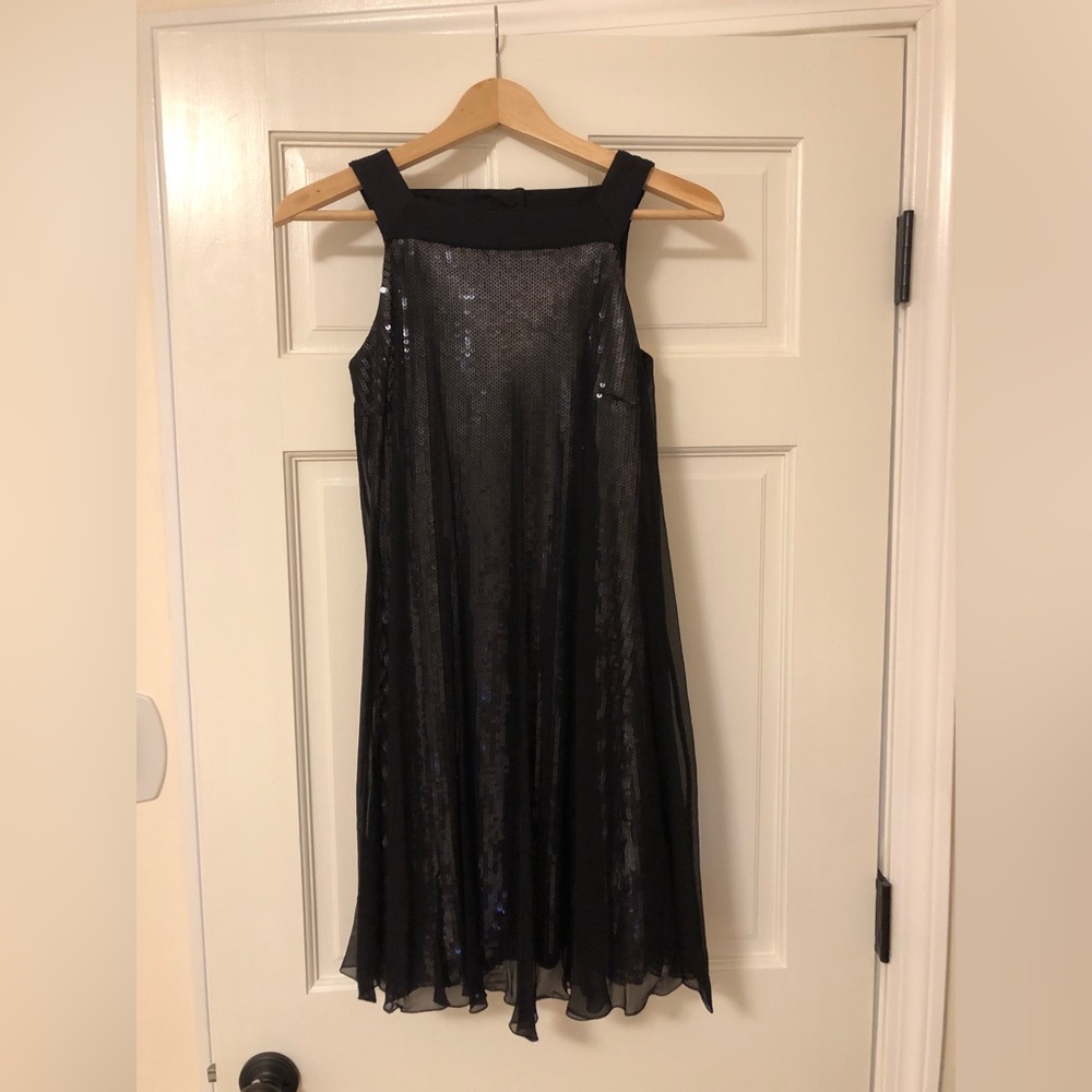 Eli Tahari sequined mini dress. Like new